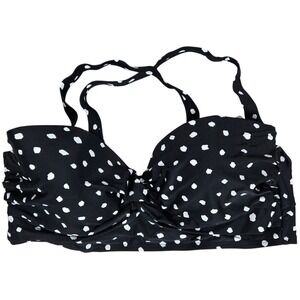 California Sunshine Women's Printed Twist-Front Bikini‎ Top 0 NWT